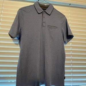 Men’s 7 blue diamonds polo shirt- large- new without tags